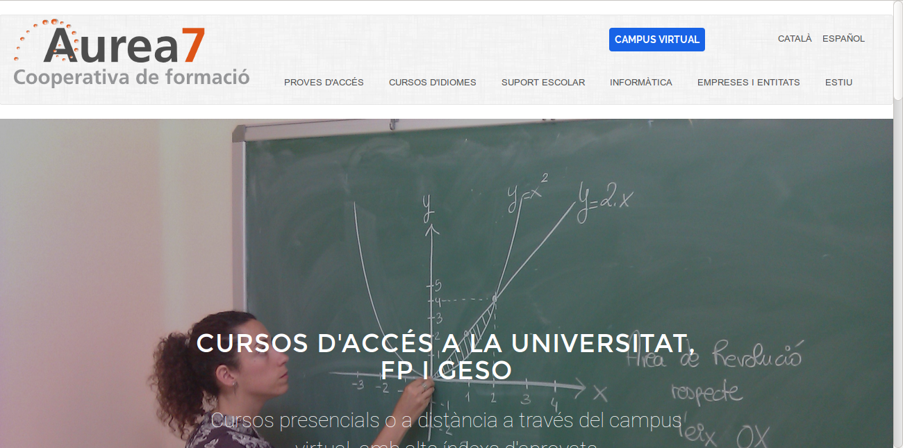 Accede a la sección de formación presencial de Aurea7